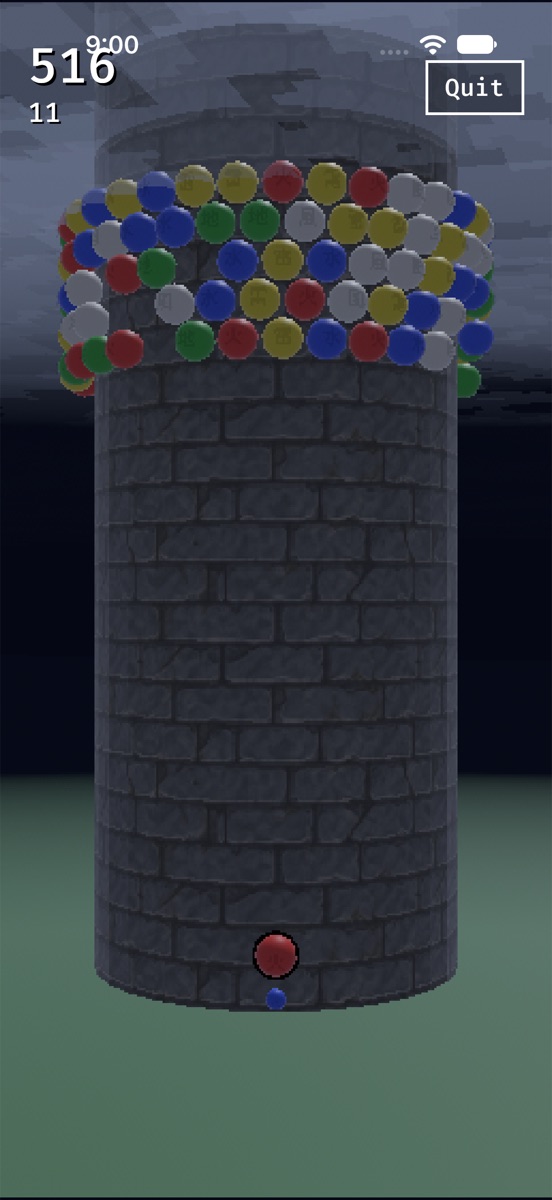 Spinning the tower to line up a shot
